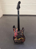 Iron Maiden miniatuur gitaar