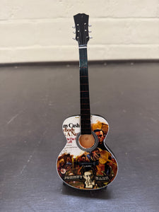 Miniatuur gitaar Johnny Cash