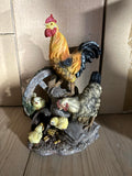 Beeld familie kip
