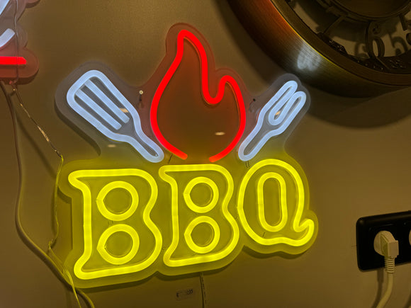 Neon lamp BBQ