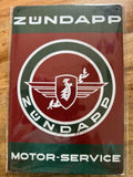 Metalen wandbord Zundapp