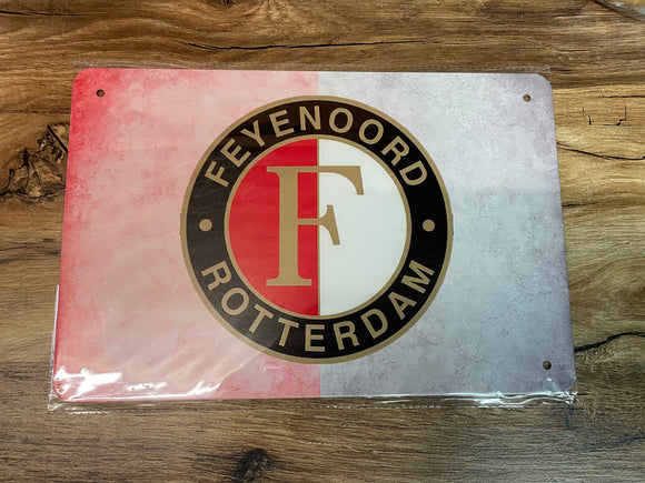 Metalen wandbord Feyenoord