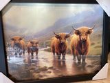 Schilderij Schotse Hooglanders