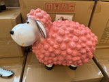 Schaap polystoon roze