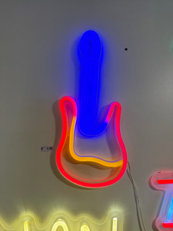 Neon lamp Gitaar