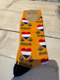 Voetbal sokken oranje