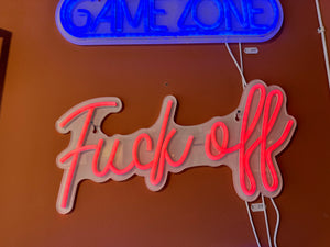 Neon lamp Fuck off