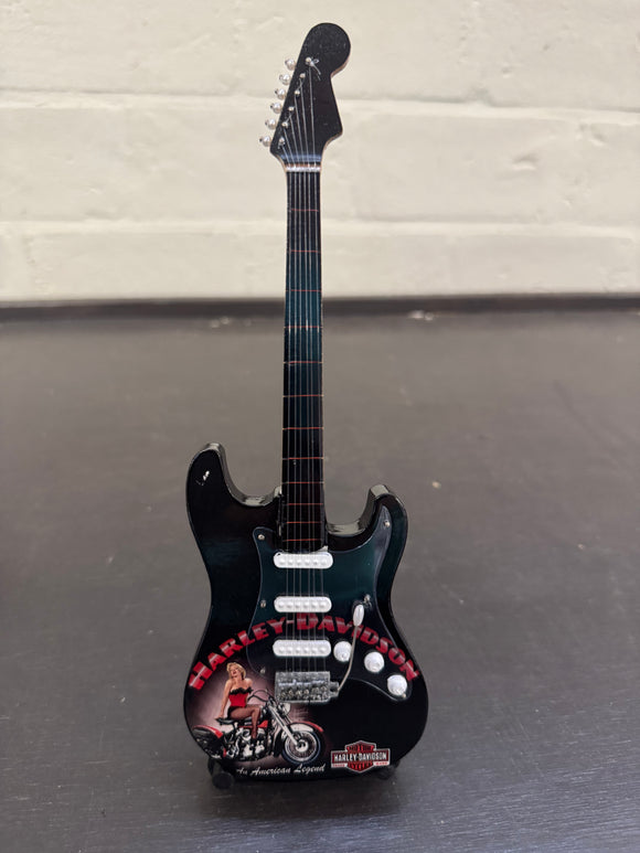 Harley Davidson miniatuur gitaar