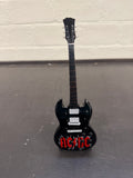 ACDC miniatuur gitaar