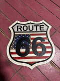 Wandbord Route 66