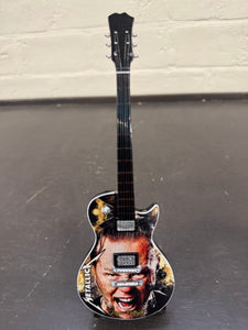 Metallica miniatuur gitaar