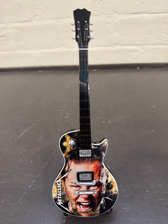 Metallica miniatuur gitaar
