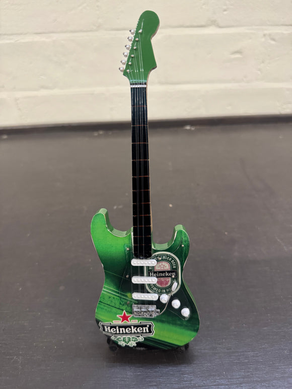 Miniatuur gitaar Heineken