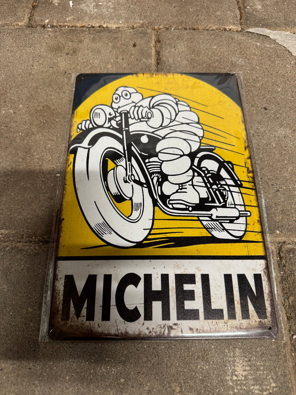Metalen wandbord Michelin