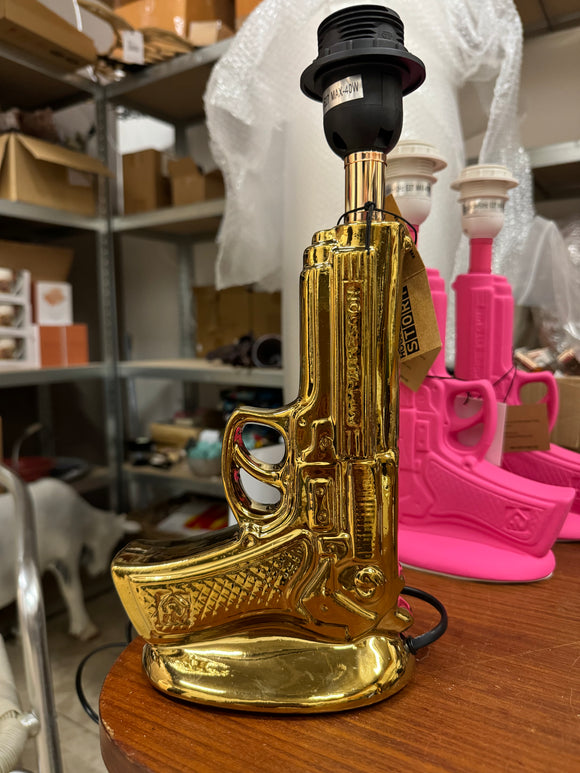 Pistool lamp goud