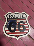Wandbord Route 66