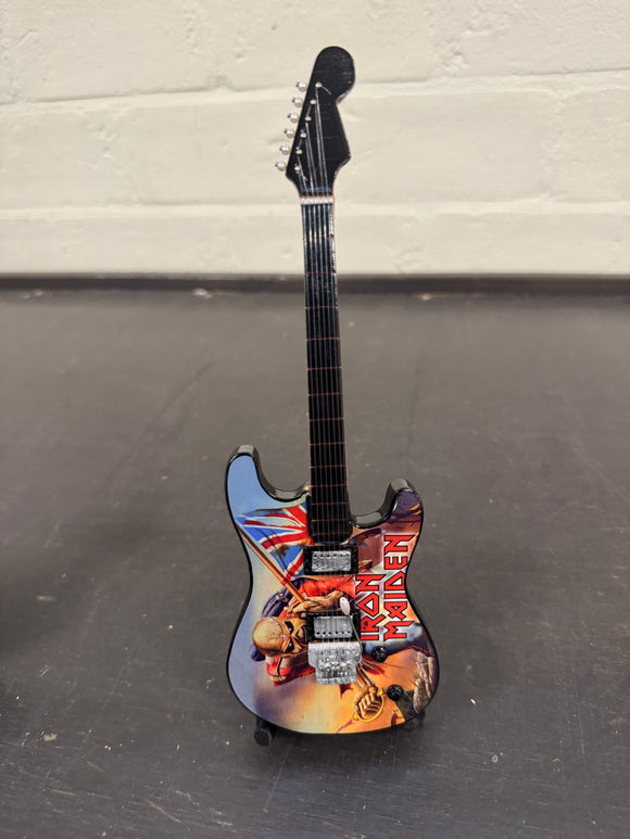 Miniatuur gitaar Iron Maiden