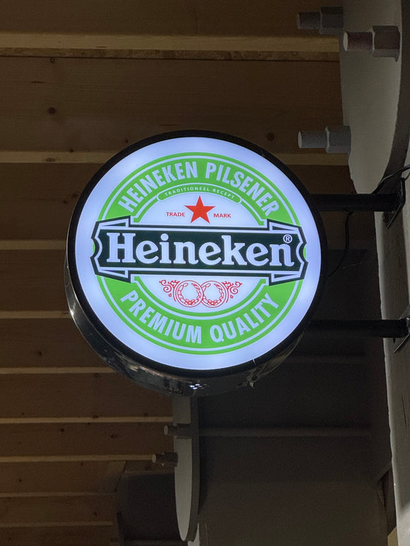 Heineken wandlamp