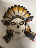Skull met indianentooi