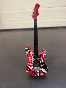 Van halen miniatuur gitaar met standaard