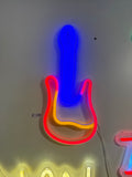 Neon lamp Gitaar