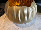 Marrakech windlicht/bowl/bloempot metaal pumpkin/gold