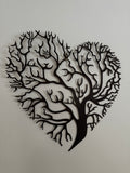 Metalen levensboom Hart