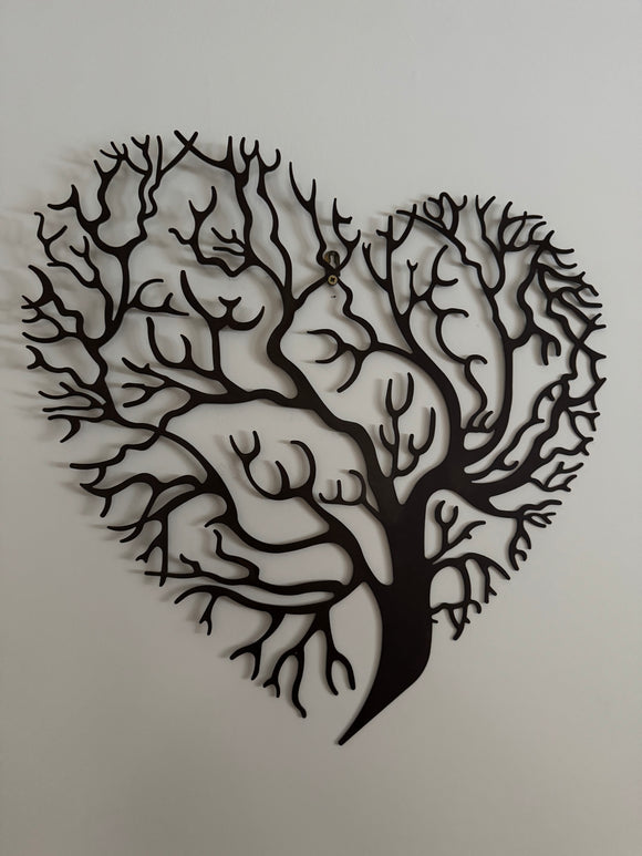 Metalen levensboom Hart