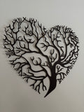 Metalen levensboom Hart