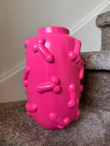 Neon roze piemel vaas