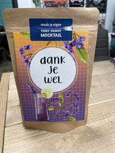 Dank je wel pakket met Very Berry Mocktail